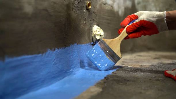 Commercial Emergency Waterproofing project at a Harrison, NY business property by SJ Waterproofing Pros